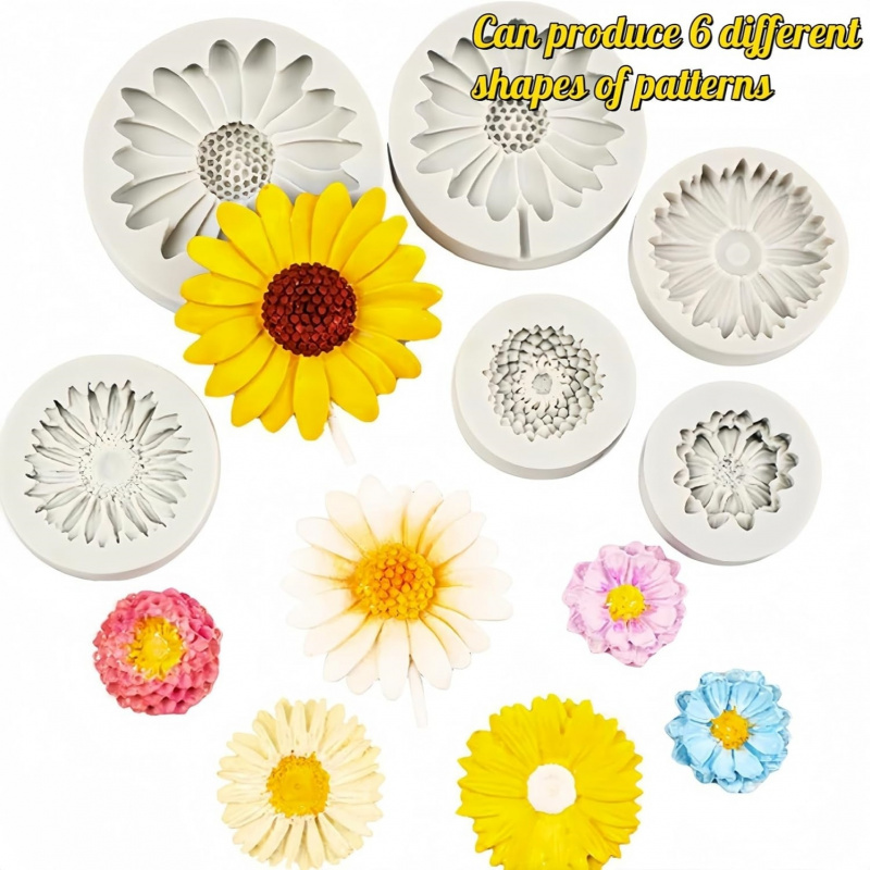 6 Stück, Sonnenblumen-Gänseblü – Resin Craft Ideas Bewertung und Preis