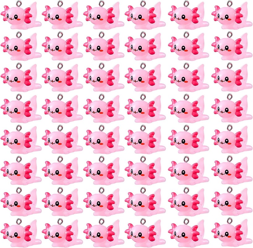 10 Stück Mini-Axolotl-Charms-A – Resin Crafts Diy Bewertung und Preis