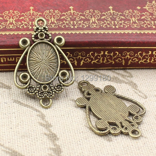 50 teile/los Legierung Bronze  – Bezels Set Pendant Bewertung und Preis